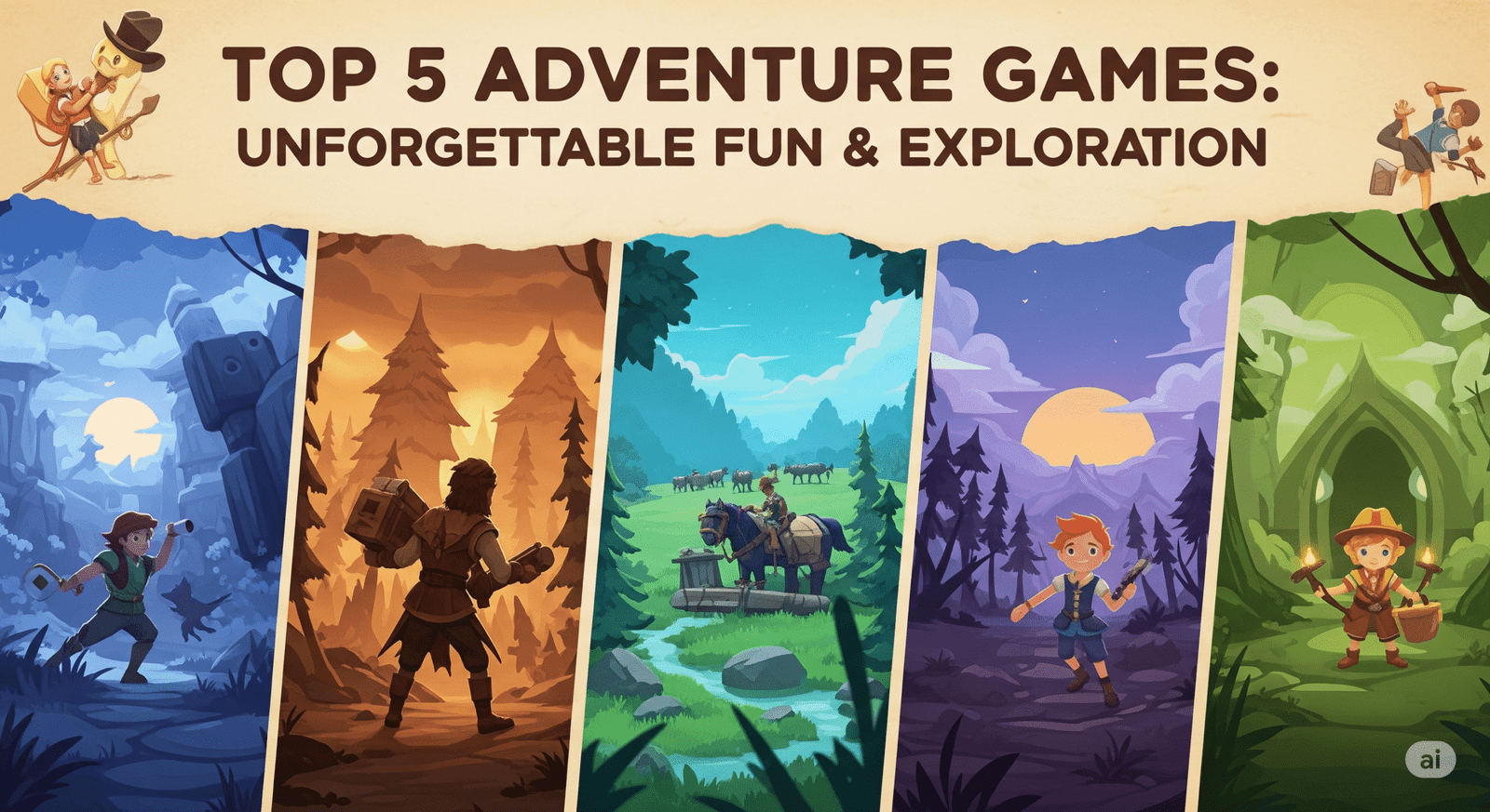 Top 5 Adventure Games: The Best Picks for Fun and Exploration