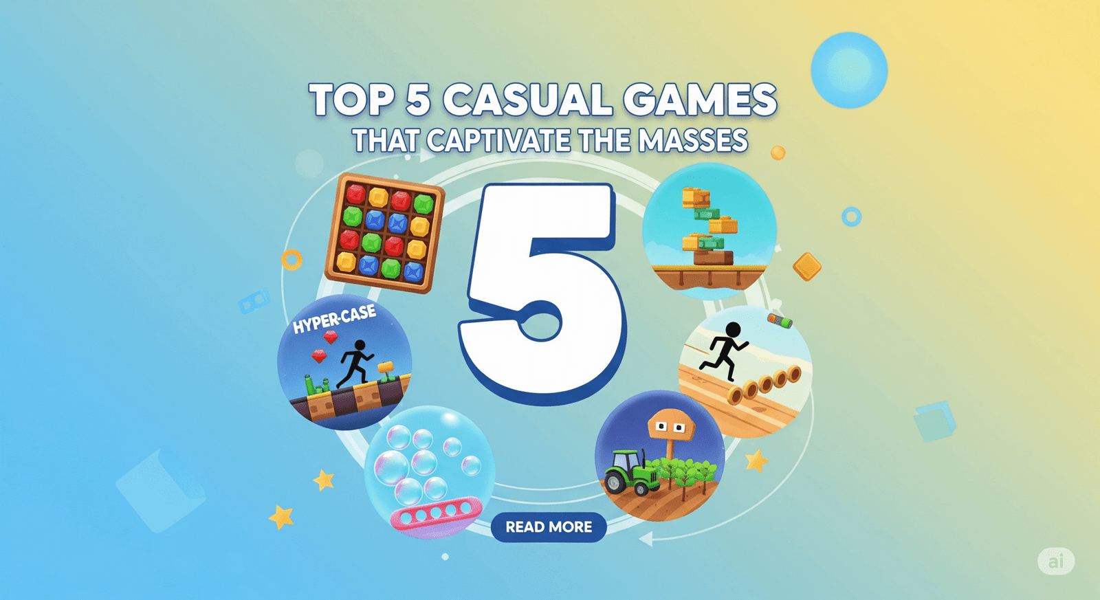 Top 5 Casual Games That Captivate the Masses
